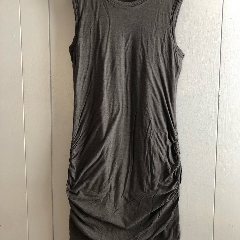 James Perse Gray Sleeveless Dress